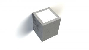 Бра из бетона "Cube"