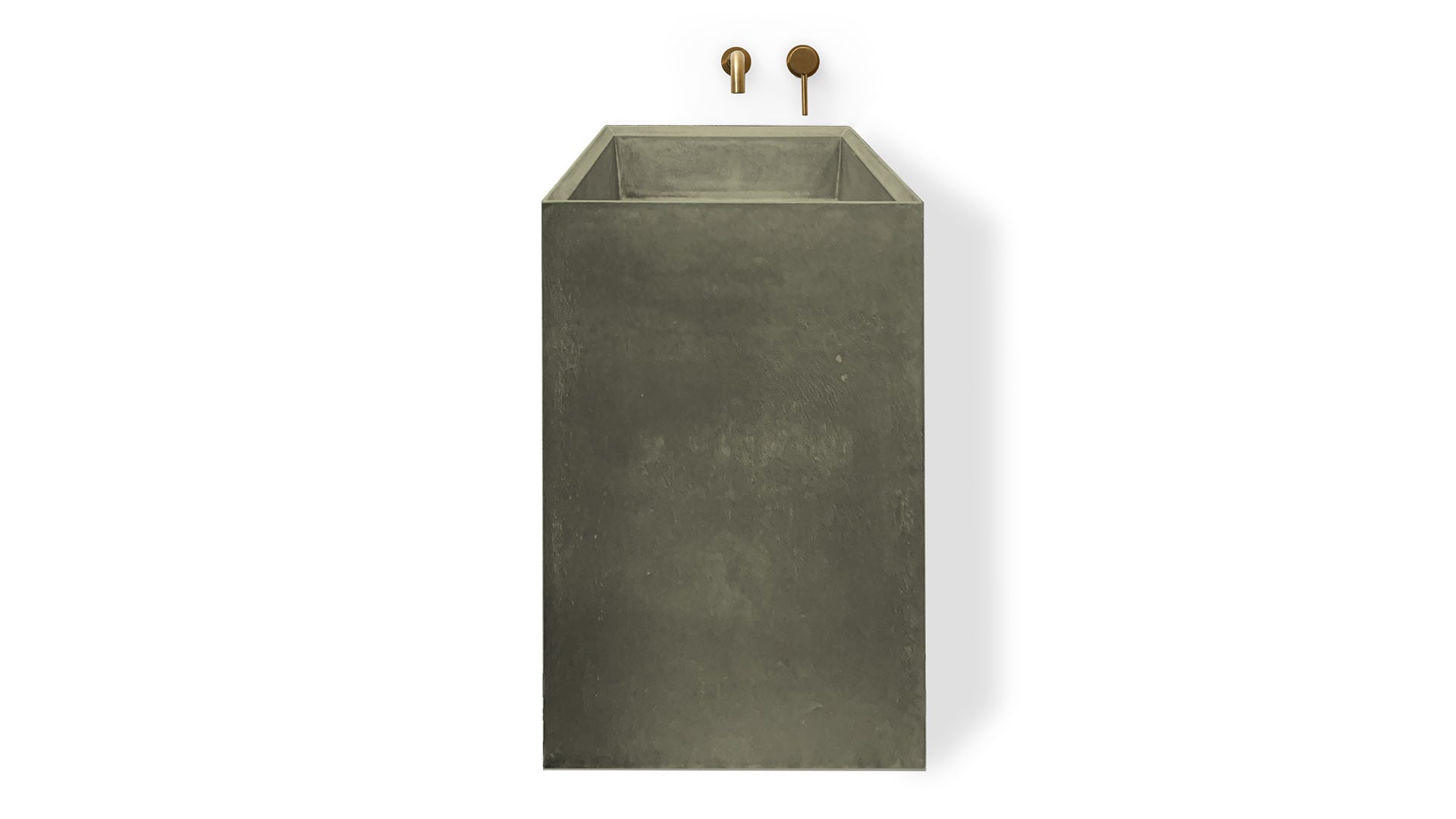 Напольная раковина из бетона «Pedestal»